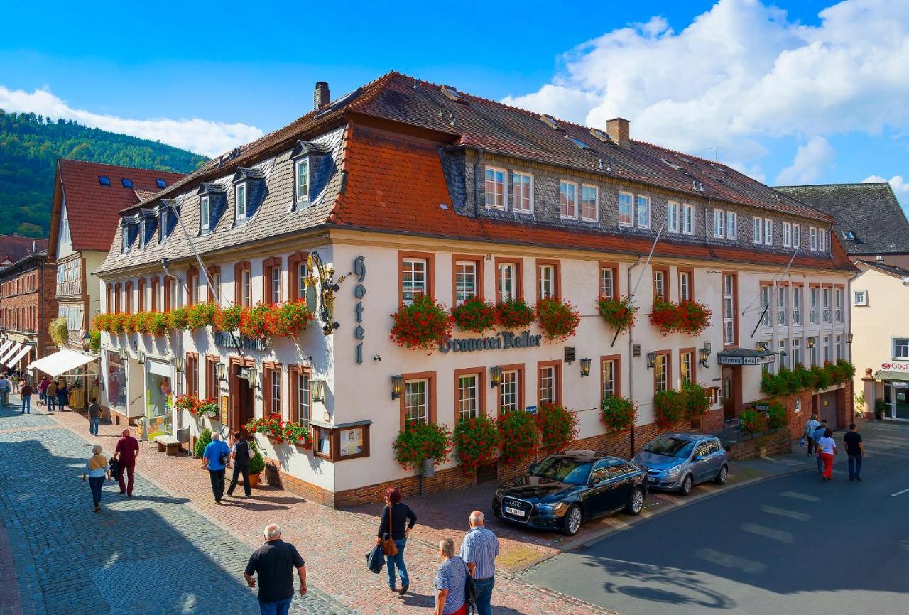 Hotel Garni "Brauerei Keller" ミルテンベルク エクステリア 写真